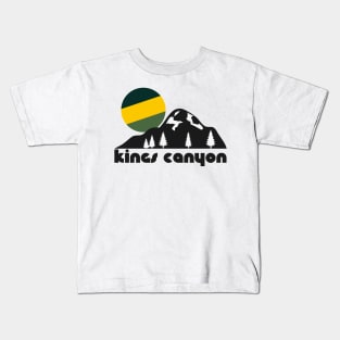 Retro Kings Canyon ))(( Tourist Souvenir National Park Design Kids T-Shirt